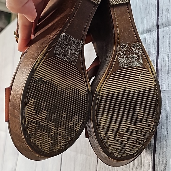 Steve Madden Petrina 8M platform sandals, brown - Picture 9 of 10